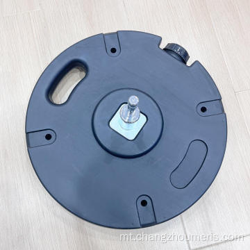 Arblu tal-bandiera tal-istainless steel barra u bażi
